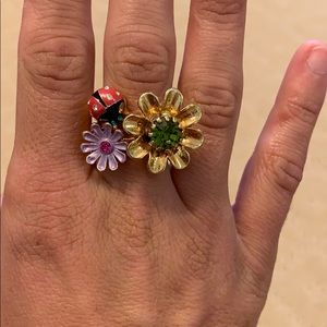 Betsey Johnson sunflower ring